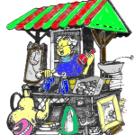 Rommelmarkt op het smulfeest